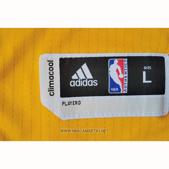 Camiseta Los Angeles Lakers Kobe Bryant NO 24 Amarillo